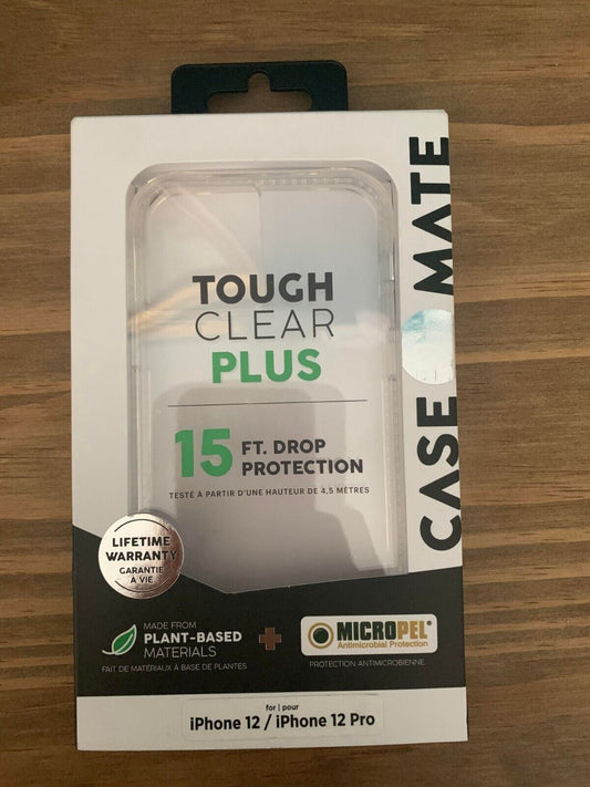 Case Mate Tough Clear Plus 15" Protection For iPhone 12 Pro Max