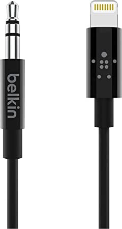 Belkin 3.5 mm Audio Cable With Lightning Connector - Black