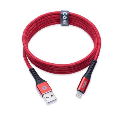 1.5M Braided 8-Pin Cable 2.1A Red