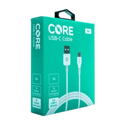 1M USB-C Cable 3A White